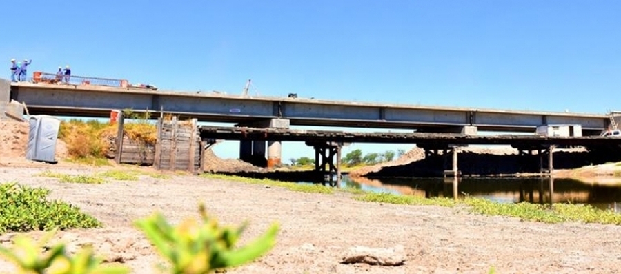 Solicitan precaución al transitar por el puente el Saladillo Amargo en ruta 55