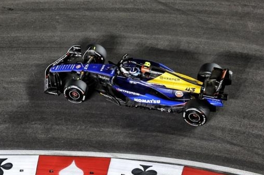 Colapinto largó último y terminó en el puesto 14 en el Gran Premio de Las Vegas