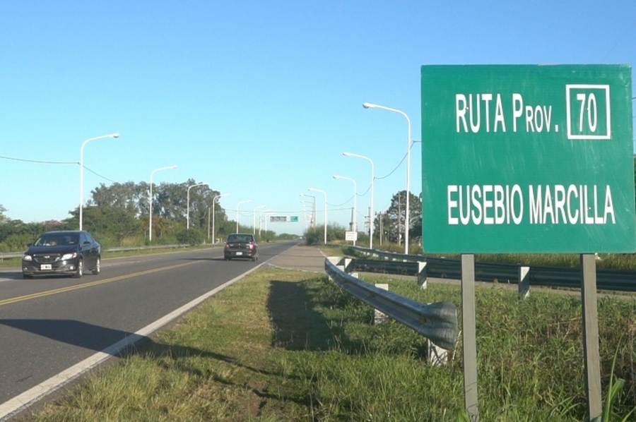 Instalan luminarias led en la zona este de la ruta 70