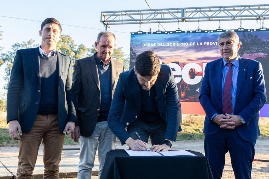 Pullaro anunció un amplio plan de obra pública para Recreo