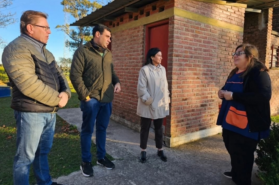Gestiones del senador Borla para más inversión en escuelas del departamento San Justo