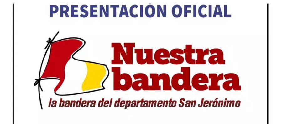 Alumnos de Monje ganaron el diseño de la bandera del Departamento San Jerónimo