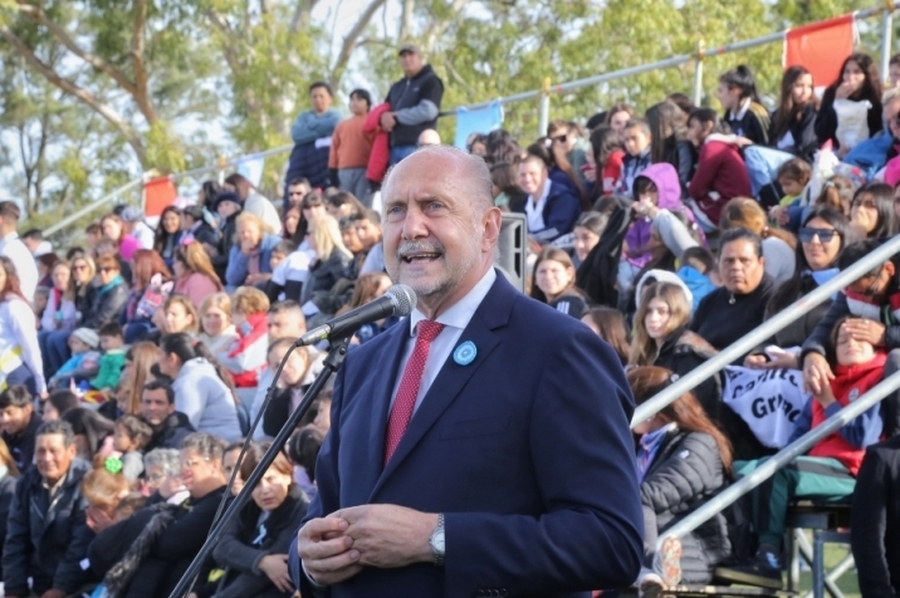 Perotti presidió el acto por el 177° aniversario de la Batalla de Punta Quebracho