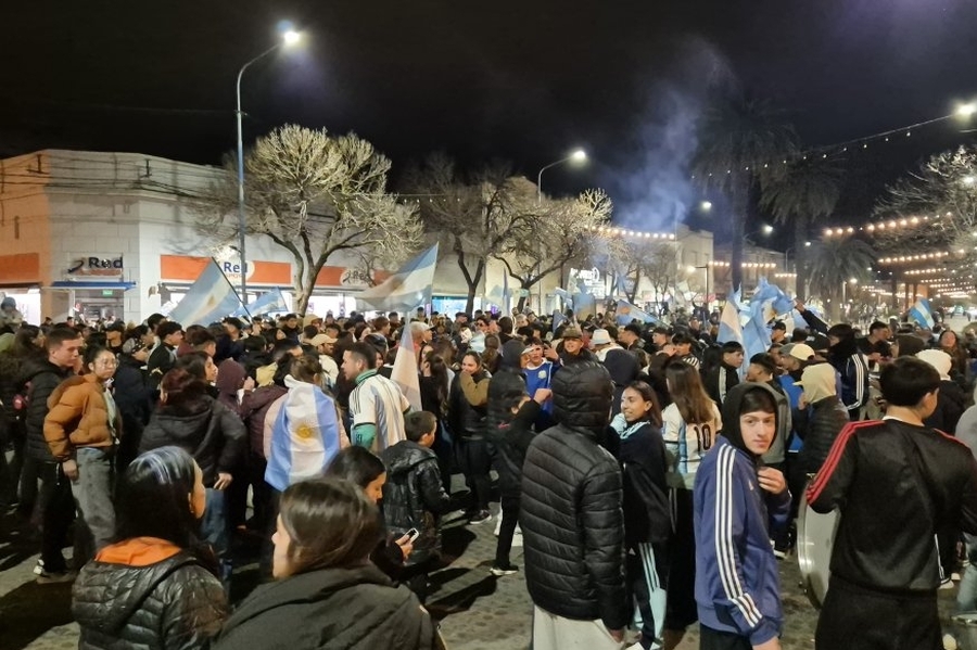Rafaela celebró con orgullo el subcampeonato de la Selección Argentina tras la final del Mundial