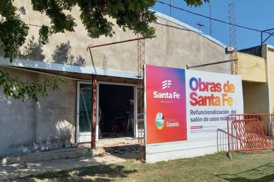Concluyen las obras de refuncionalización del SUM de Cayastá con fondos provinciales