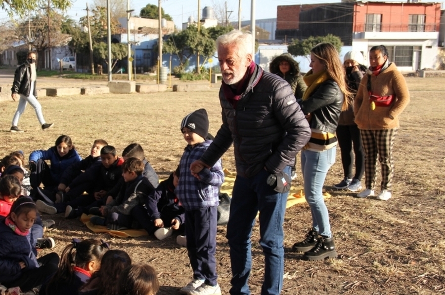 La provincia instaló un parque educativo de seguridad vial en el Alero de Barrio Acería