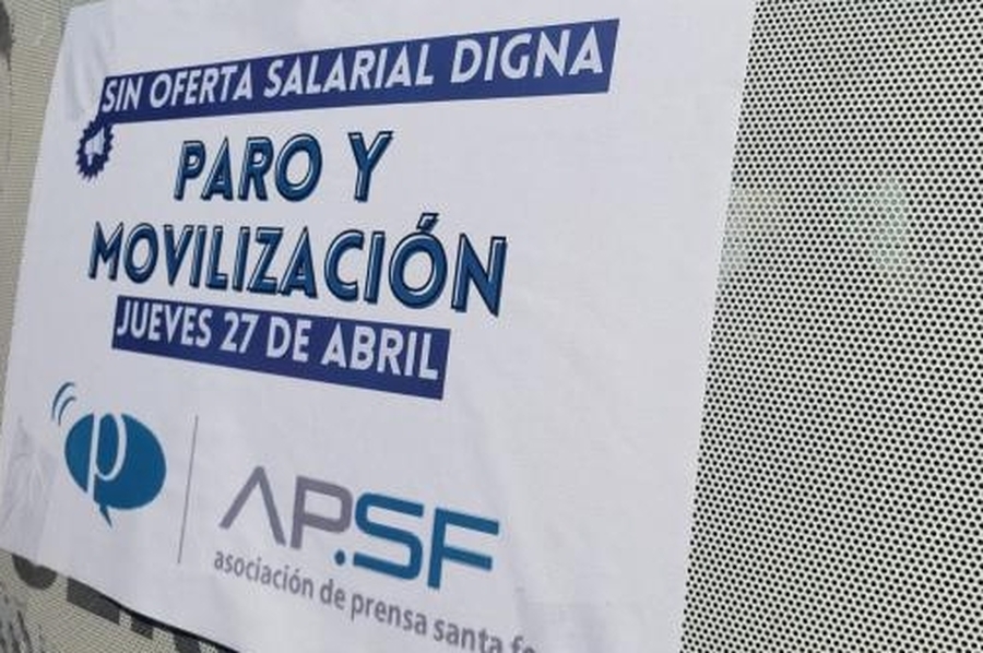 Continúa el plan de lucha de trabajadores de prensa de Santa Fe