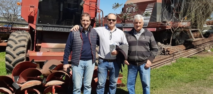 Con amigos en San Justo