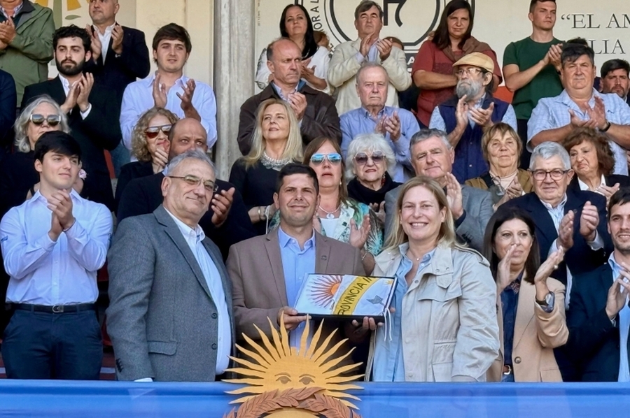 Calvo participó del acto de inauguración de la edición 118° de la Exposición Rural de Rafaela