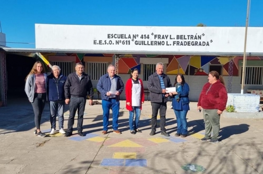Michlig visitó las localidades de La Cabral y Aguará Grande