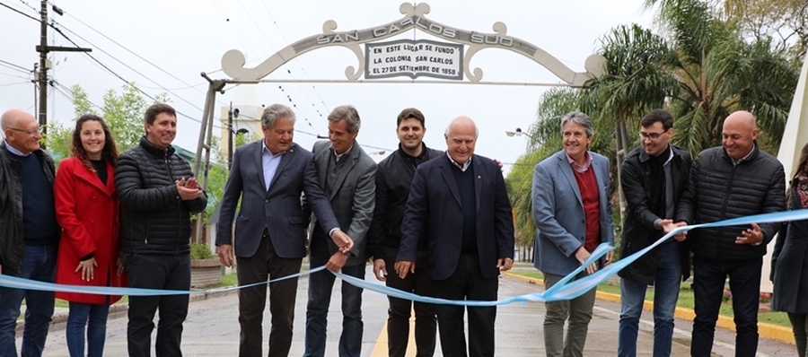 Se inauguró la repavimentación de la Ruta Provincial Nº 6