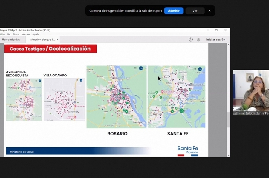 Dengue: La provincia mantuvo una nueva reunión con municipios y comunas para abordar la situación epidemiológica