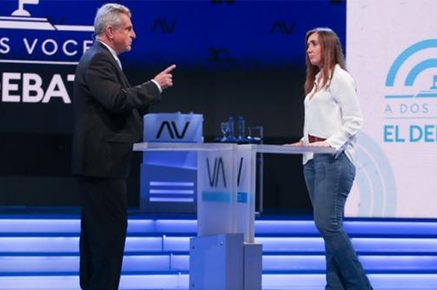 Rossi y Villarruel, candidatos a vicepresidente, se cruzaron en un tenso debate