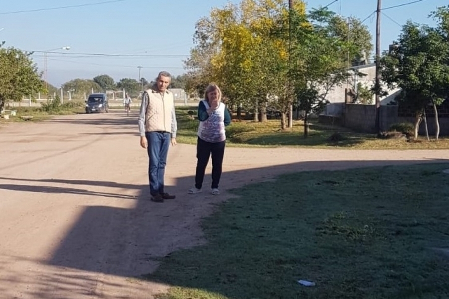 Comenzó la obra de cloacas en Mariano Moreno