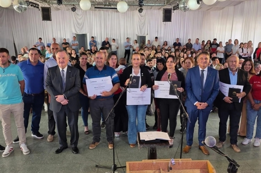 Michlig tomó juramento por la Nueva Constitución a autoridades del departamento San Cristóbal