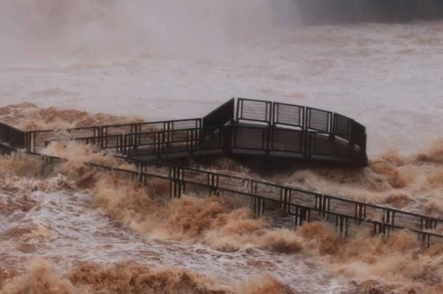 Crecida del río Iguazú: en Santa Fe creen que no generará problemas