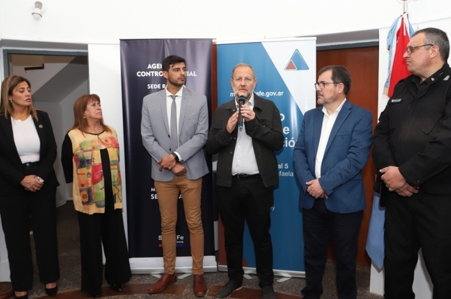 La Provincia inauguró una subdelegación de la Agencia de Control Policial en Rafaela