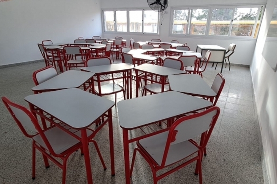 Borla confirmó la habilitación de tres nuevas aulas en escuelas del departamento San Justo