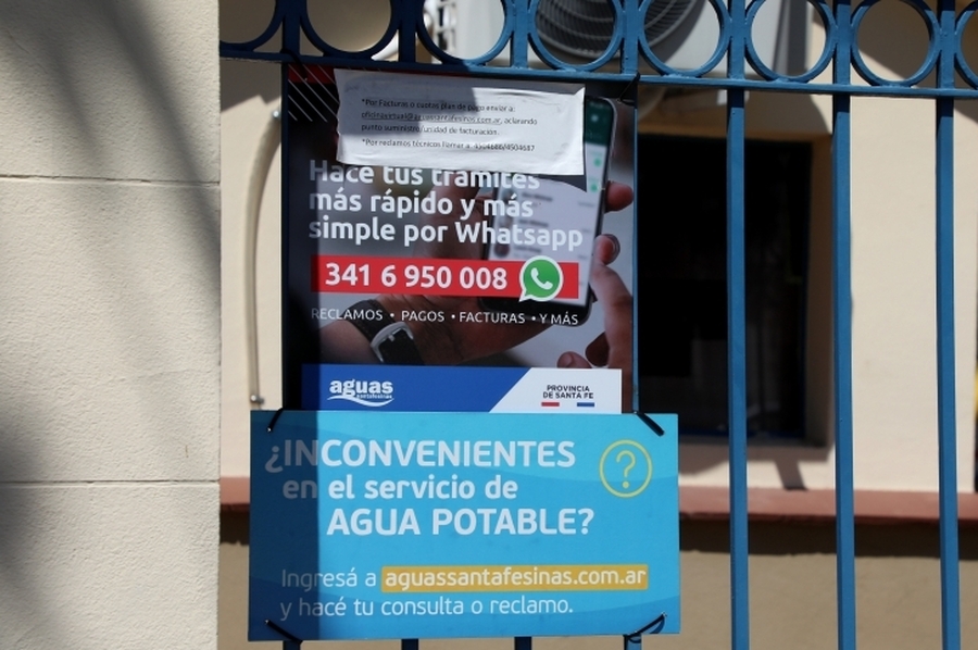 Aguas Santafesinas suspende la atención presencial de usuarios en sus oficinas