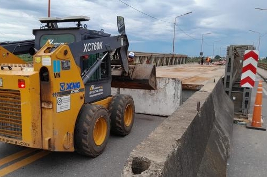 Quedaría habilitado mañana el puente el Bailey en el Carretero