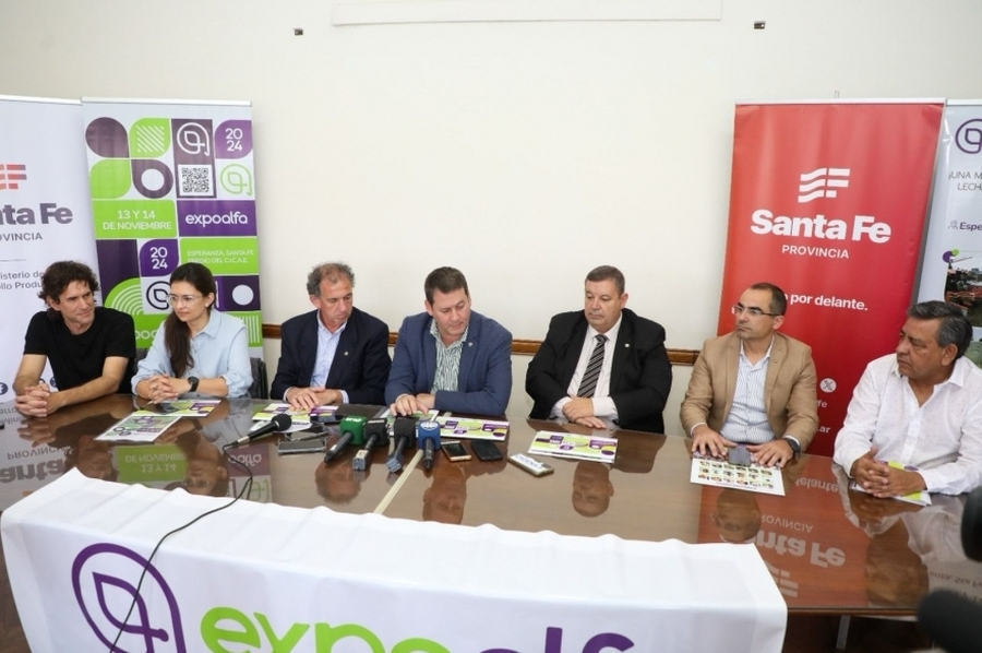 Expo Alfa 2024: Provincia presentó la muestra nacional de alfalfa que se realizará en Esperanza