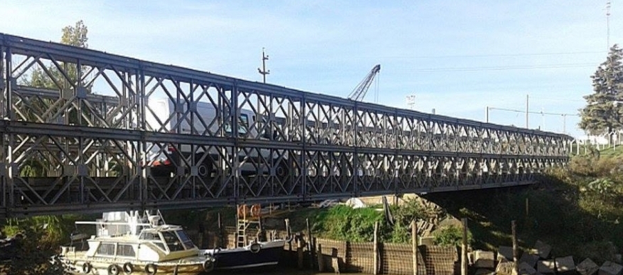 Se pondrá un puente Maibey en el corte de la ruta 1