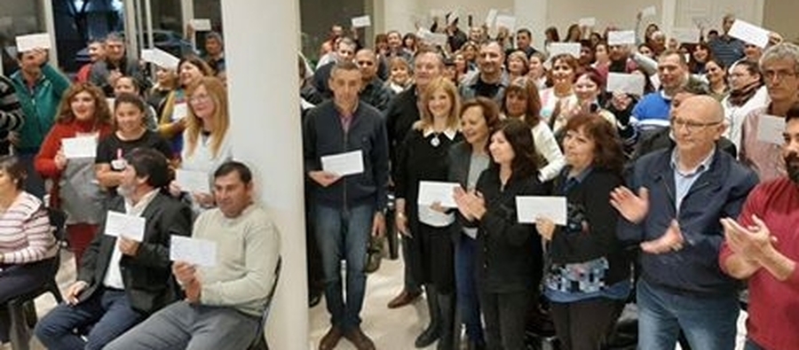 Entrega de aportes a instituciones del Dpto. San Cristóbal