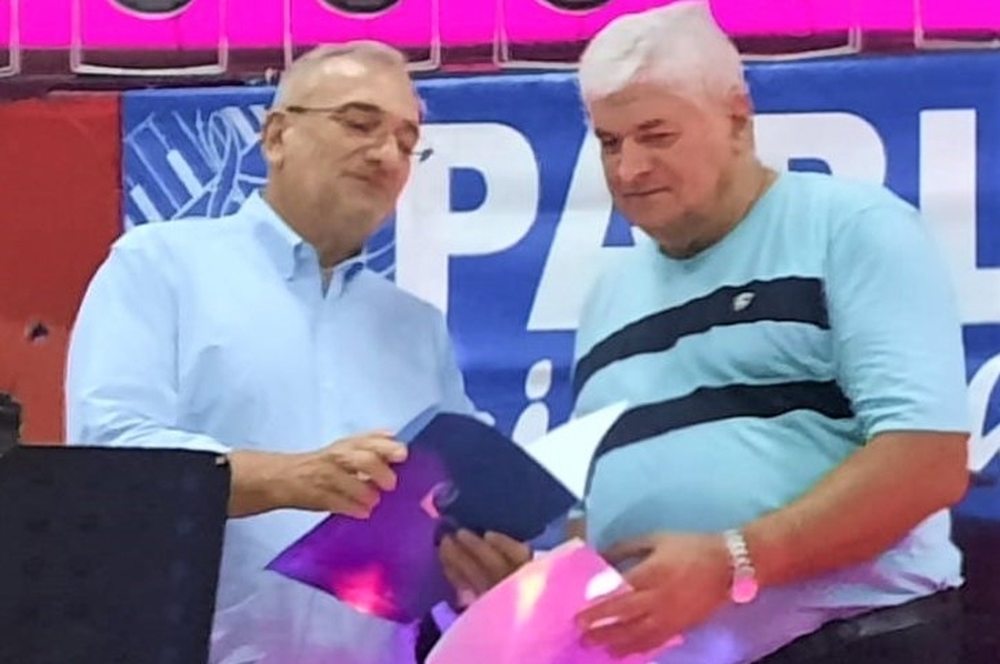 Calvo presente en la 7° edición de de a Cena Malvinera organizada por la Asoc. Civil y Museo de los Ex Combatientes