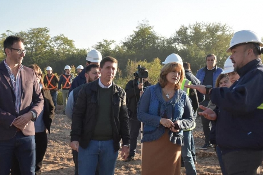 Comenzó el montaje de las vías del Circunvalar Santa Fe en Empalme San Carlos