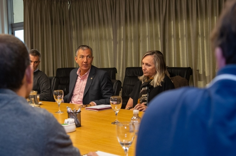 Pusineri analizó junto a empresarios de la construcción la situación del sector