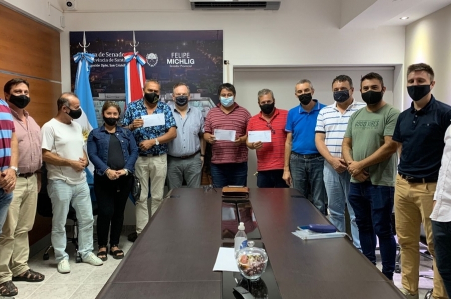 Michlig entregó recursos para fortalecimiento de instituciones de bien público