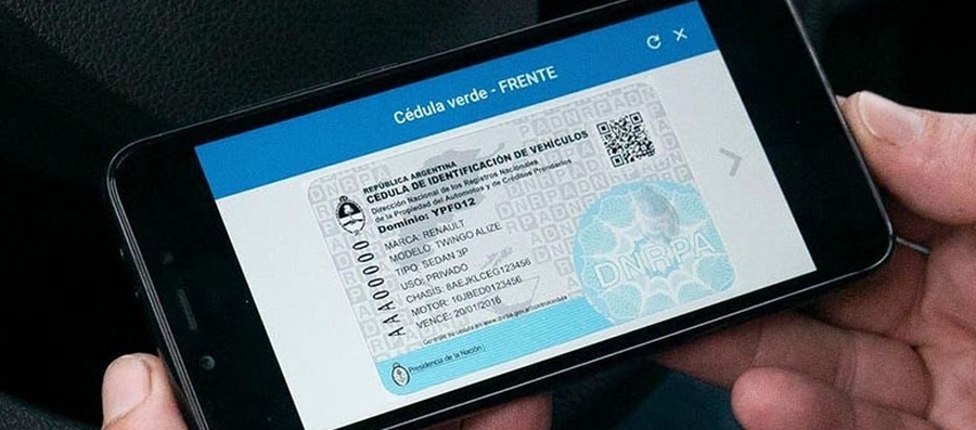 Cédulas digitales para autos y motos