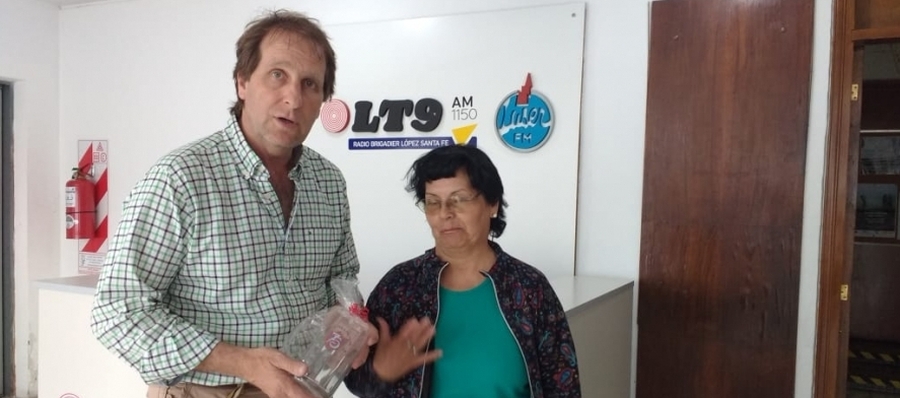 Angela Acosta de la zona rural de Santo Tomé también nos escucha y gana con 
