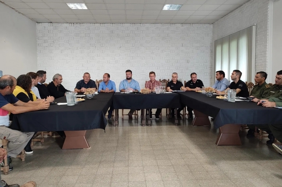 Borla participó de una Mesa de Seguridad en el ámbito rural