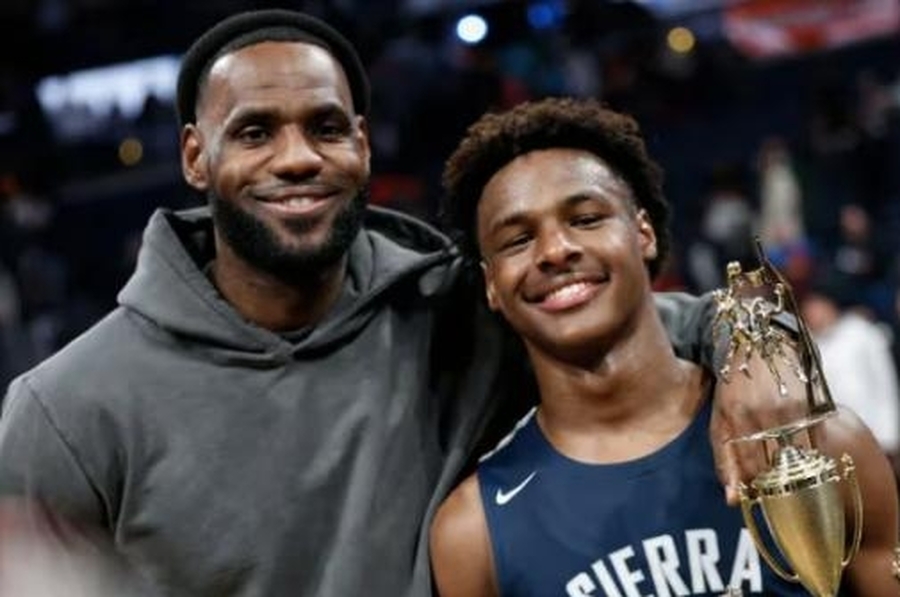 Draft histórico en la NBA: Bronny James fue elegido por Los Ángeles Lakers y compartirá equipo con su padre LeBron