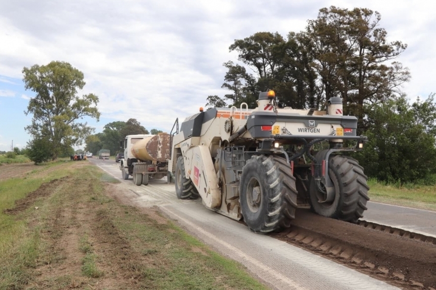 El Gobierno Provincial invierte más de $ 5.500 millones para reparar rutas del sur de Santa Fe