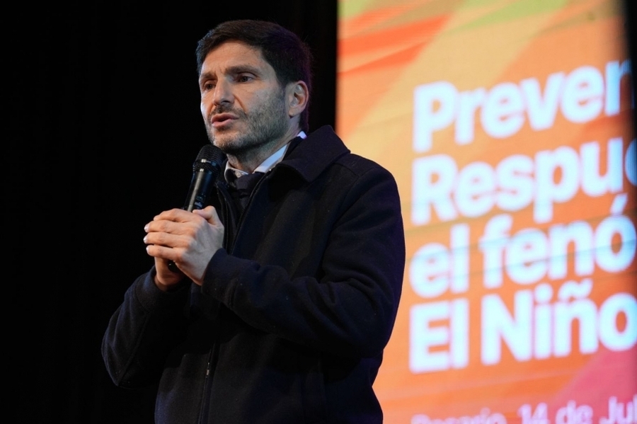 Pullaro presentó las obras y la inversión que realiza Santa Fe para reducir el impacto del Niño