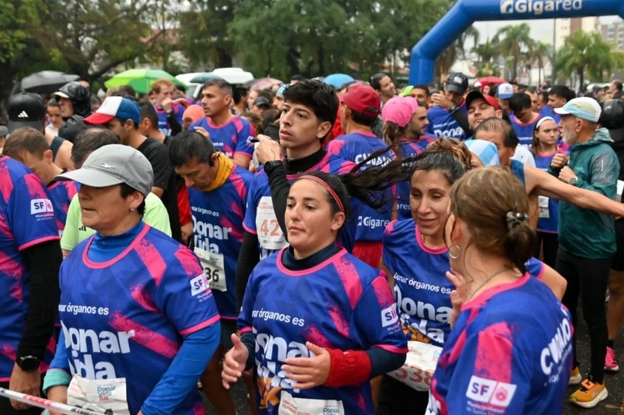 Se realizó la séptima Maratón de Cudaio para promover la donación de órganos