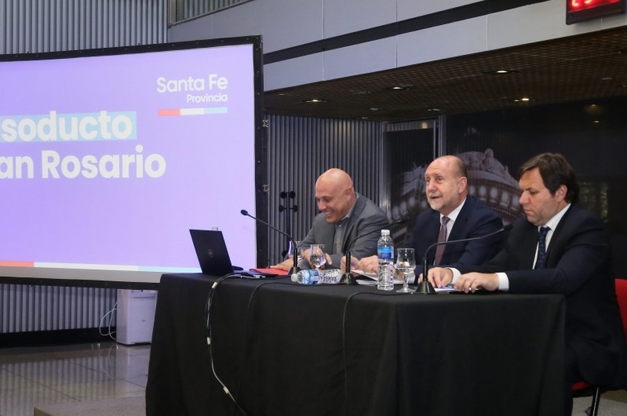 Perotti presentó el Gasoducto Gran Rosario en la Bolsa de Comercio