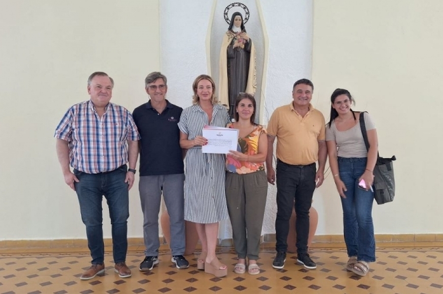El Senador Michlig y el Diputado González visitaron las localidades de Hersilia y La Rubia