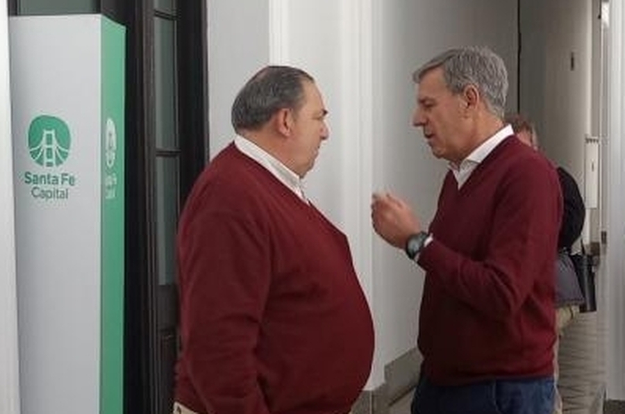 Jatón y Poletti tuvieron la primera reunión para coordinar la transición del municipio