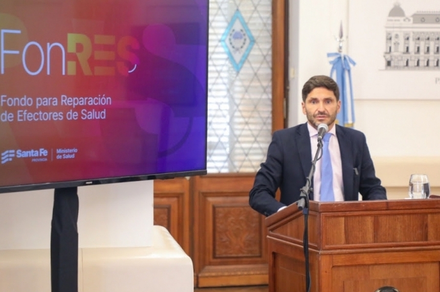Pullaro: “Esta herramienta nos permitirá ser muy rápidos para reparar los edificios de la salud pública
