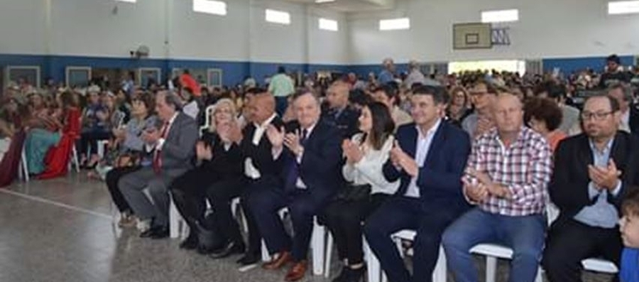 Michlig participó en Moisés Ville de los actos de su fundación y Fiesta de la Integración Cultural
