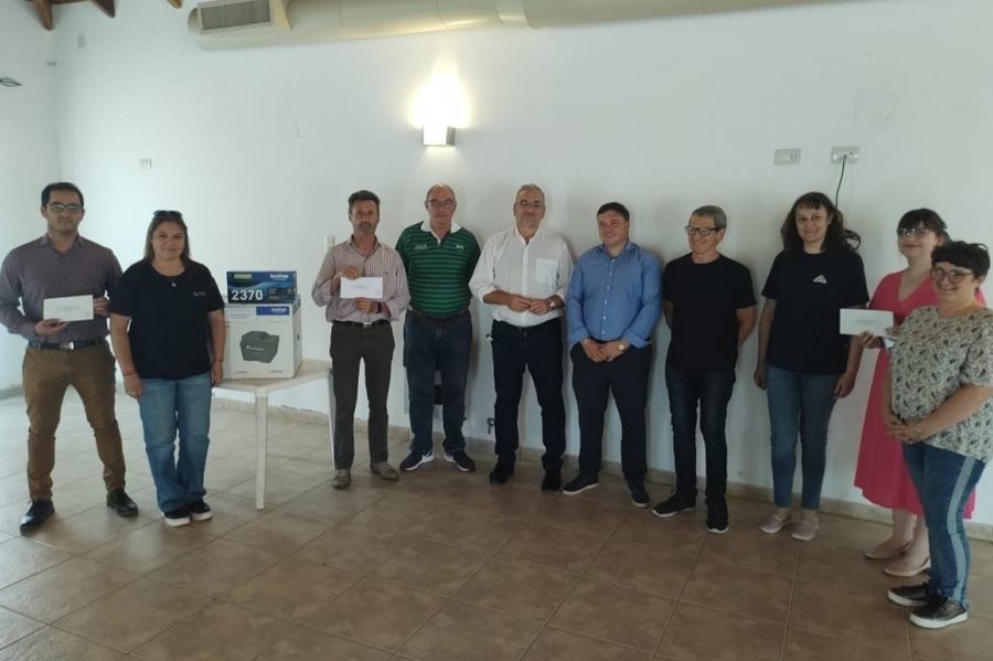 Calvo visitó instituciones de la ciudad de Sunchales