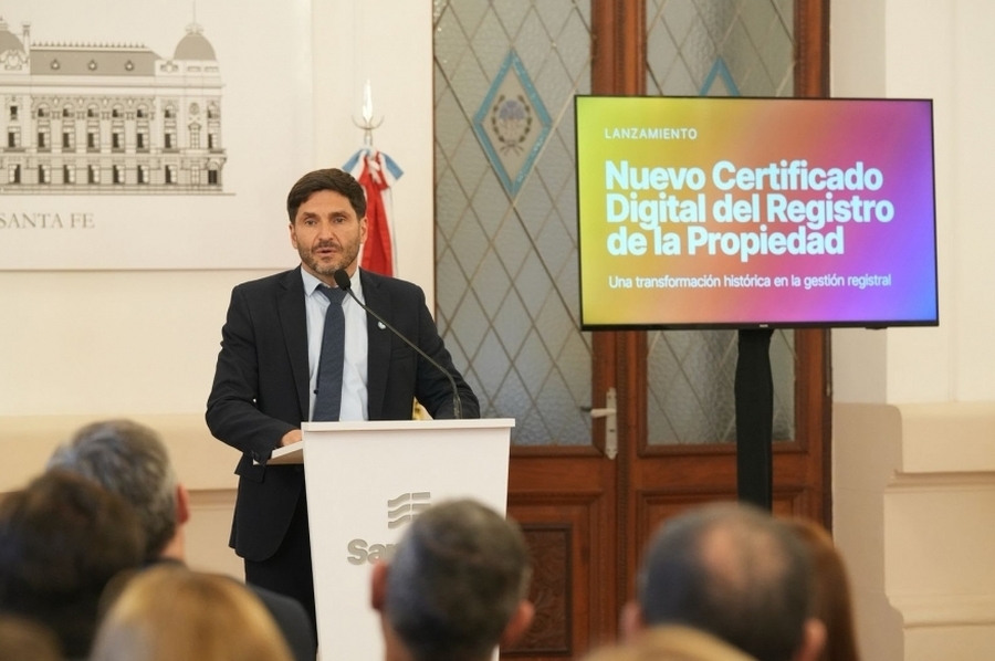 Menos burocracia: Santa Fe digitaliza completamente el Certificado del Registro de la Propiedad