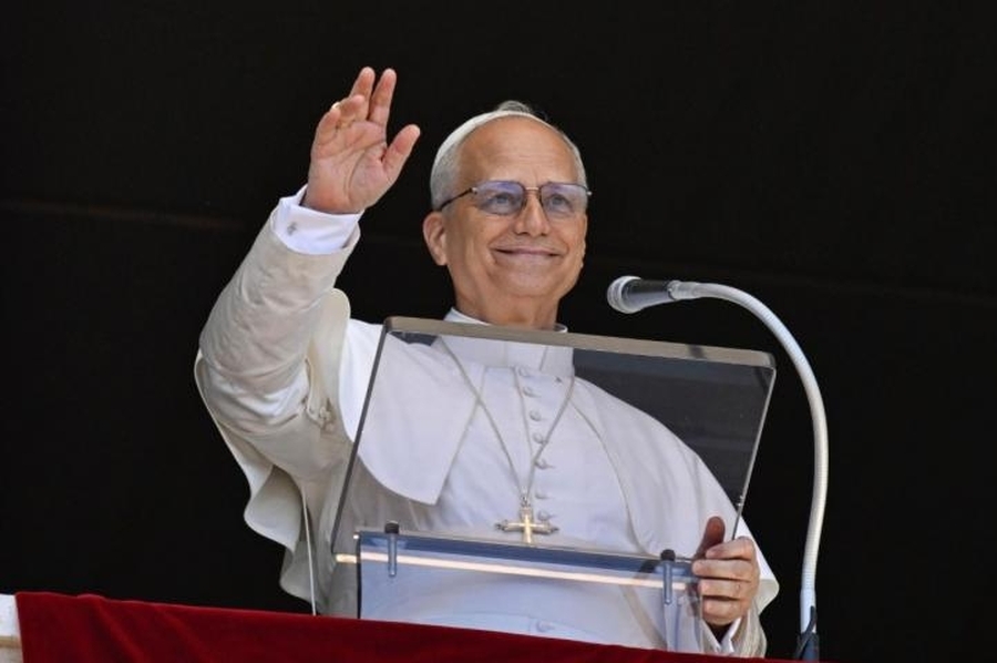 León XIV en el Ángelus: 'El verdadero tesoro de la vida es el amor compartido'