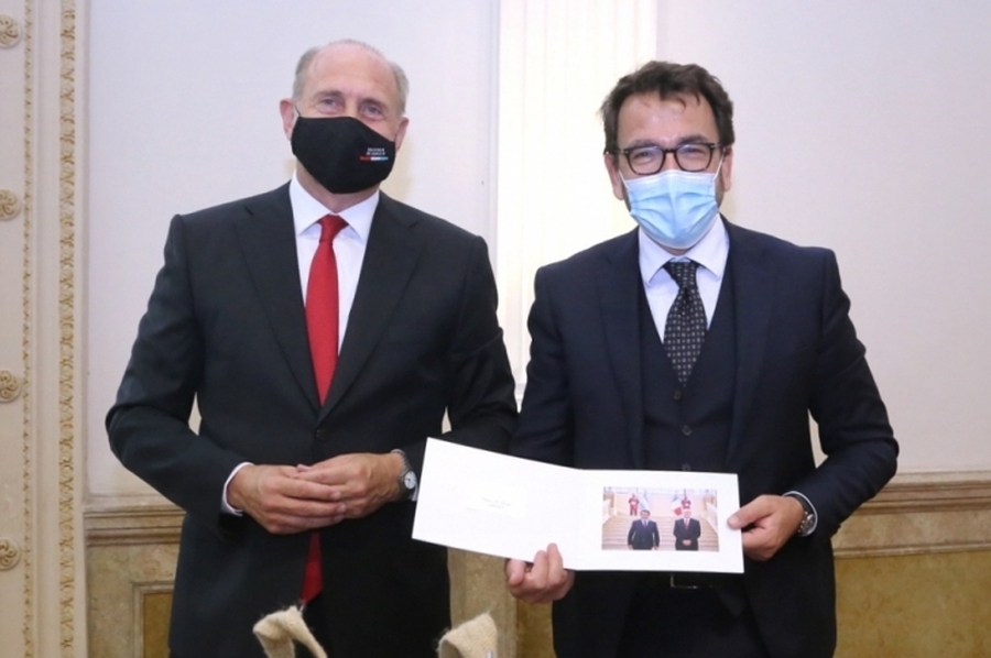 Perotti encabezó una reunión de trabajo con el embajador de Italia en Argentina