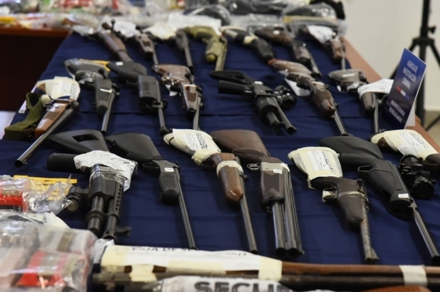 Secuestraron más de 3 mil armas de fuego durante 2021