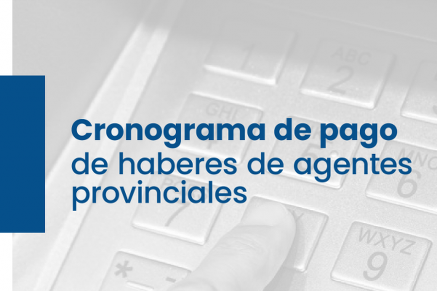 Cronograma de pagos de la primera cuota del aguinaldo