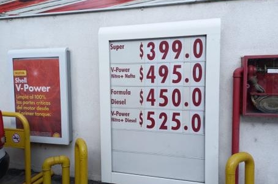 Aumento de combustibles: la nafta Súper cerca de los $400 y el Diesel supera los $500